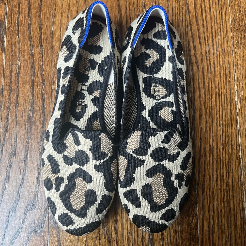 Rothy’s Desert Cat Animal Print The Loafer size 7